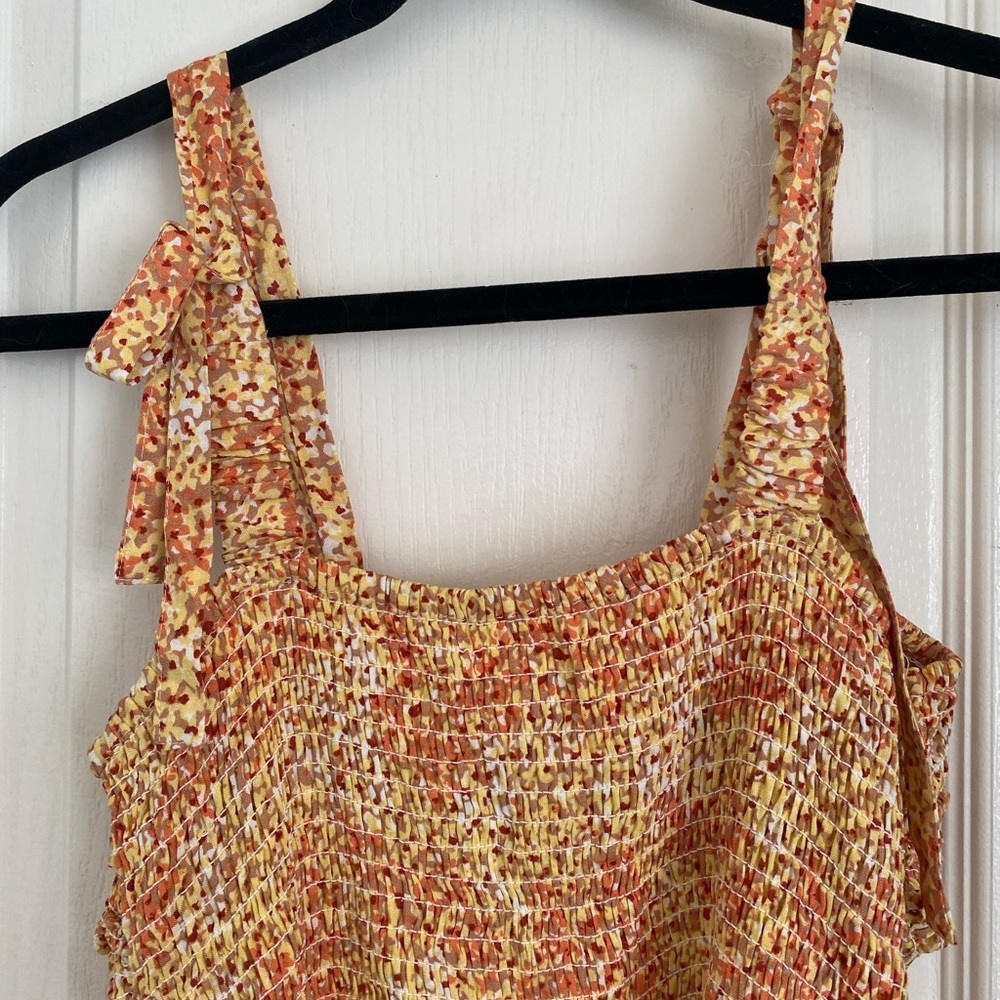 ✨Jessica Simpson yellow spring dress✨size Small - Picture 3 of 4